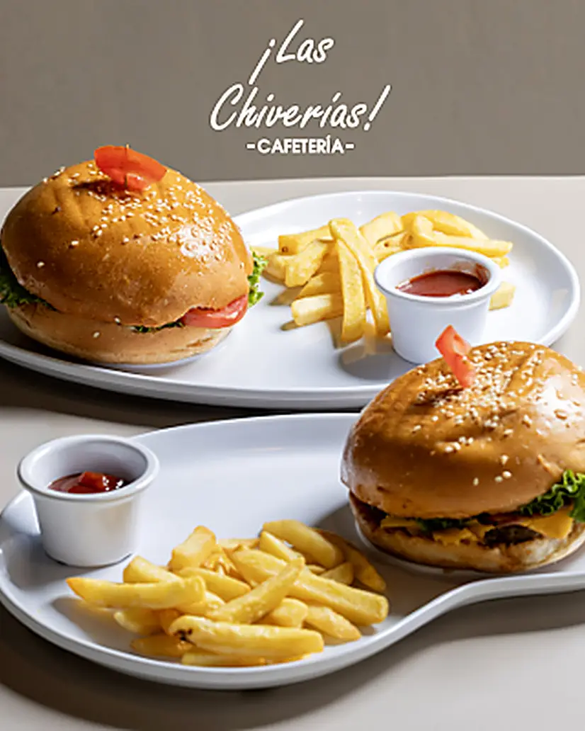 Post de Las Chiverías: hamburguesas con papas